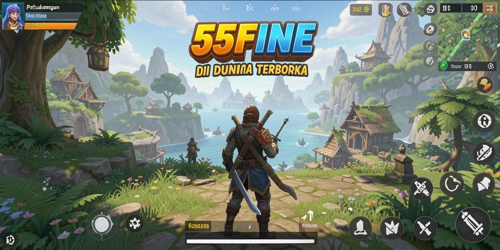 Tampilan gameplay menakjubkan di dunia terbuka 55FIVE.