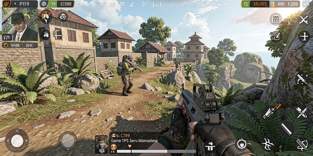 Tampilan gameplay C789 yang intens dan seru di setiap misi.
