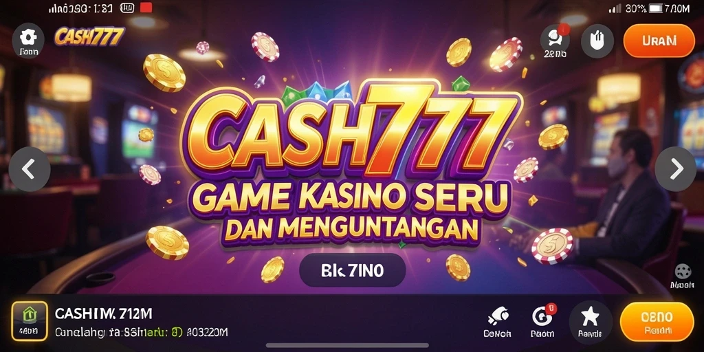 Tampilan gameplay CASH777 yang seru dan mengasyikkan.