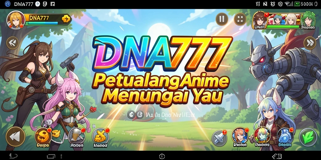 Tampilan gameplay DNA777 yang menakjubkan dan penuh aksi.