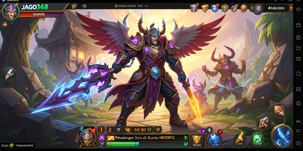 Tampilan menarik dari JAGO368 dalam aksi MMORPG.
