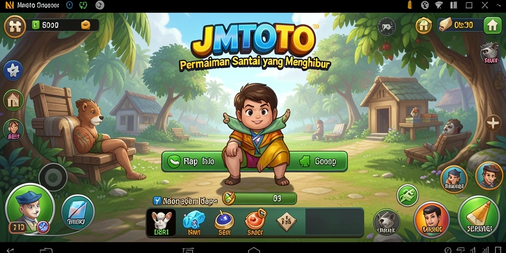 Tampilan gameplay JMTOTO yang mengasyikkan dan warna-warni.
