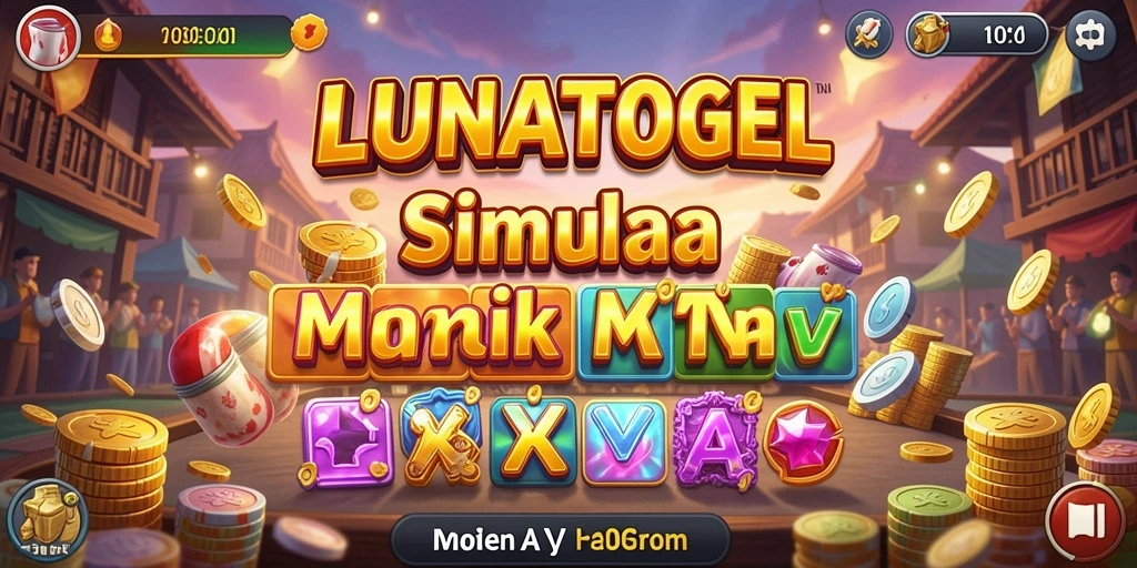 Tampilan gameplay <strong>LUNATOGEL</strong> yang menarik dan interaktif.