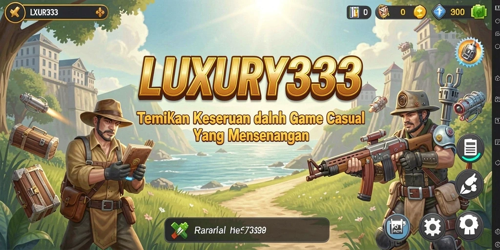 Screenshot gameplay LUXURY333 yang menunjukkan pengalaman bermain yang menyenangkan.