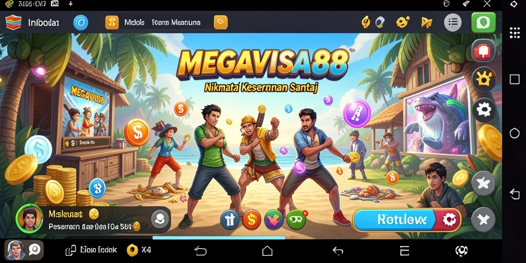 Tampilan gameplay menarik dari MEGAVISA88 yang menghibur.