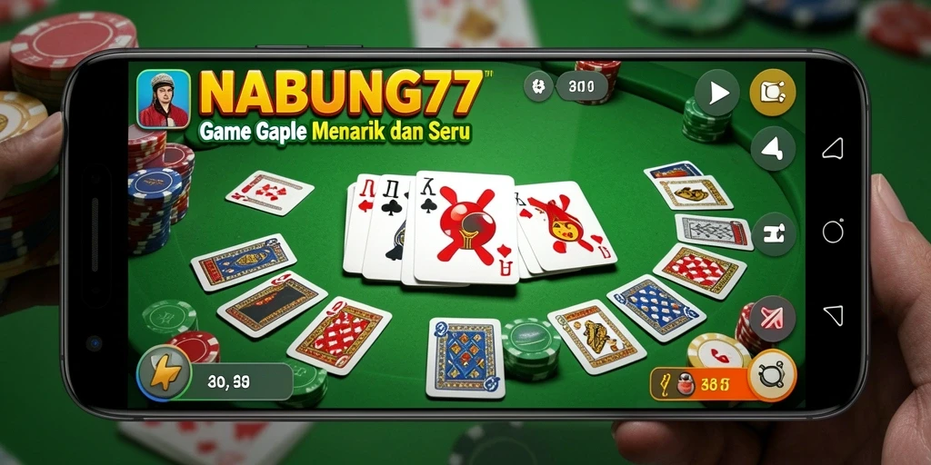 Tampilan gameplay Gaple yang seru dan interaktif.