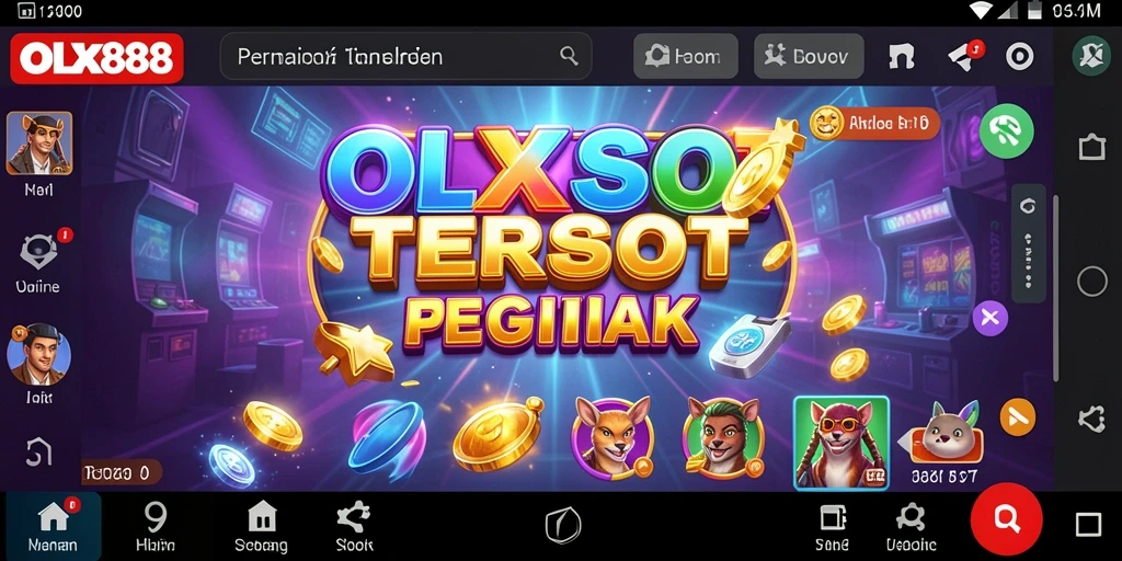 Tampilan menarik dari gameplay Slot OLX888 yang seru.