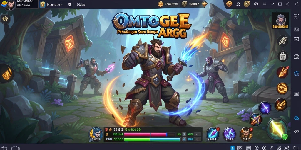 Tangkapan layar dari gameplay seru OMTOGEL dalam petualangan ARPG.