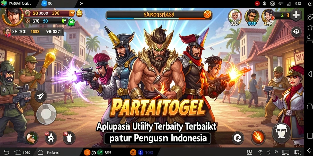 Tampilan antarmuka utama PARTAITOGEL yang mudah dinavigasi.