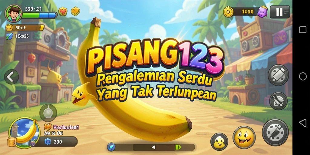 Screenshot gameplay PISANG123 yang seru dan penuh warna.