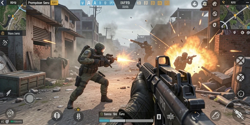 Menampilkan pertempuran mendebarkan dalam gameplay TPS.
