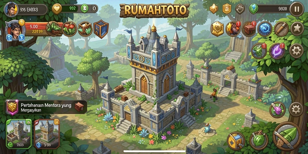 Gameplay seru dan menantang dalam RUMAHTOTO.