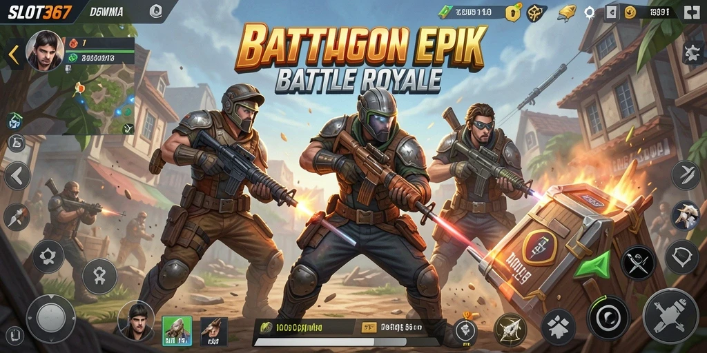 Gameplay seru di SLOT367 dengan pertarungan Battle Royale.