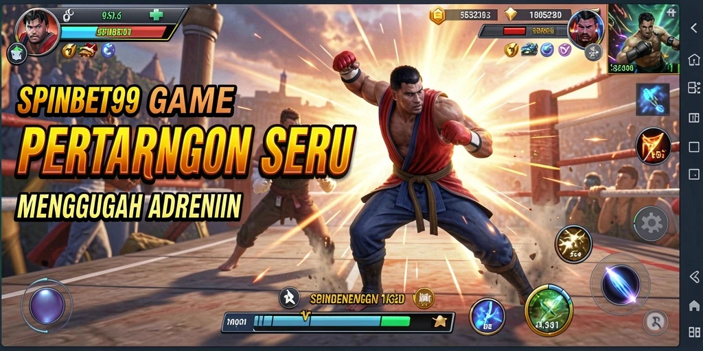 Screenshot aksi seru dalam gameplay Fighting SPINBET99.