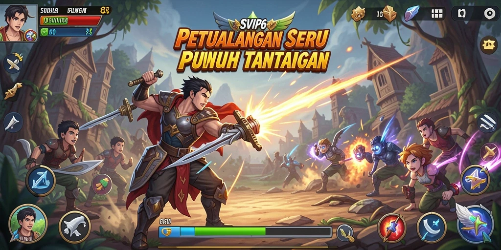 Tampilan gameplay SVIP6 yang menakjubkan dan penuh petualangan.