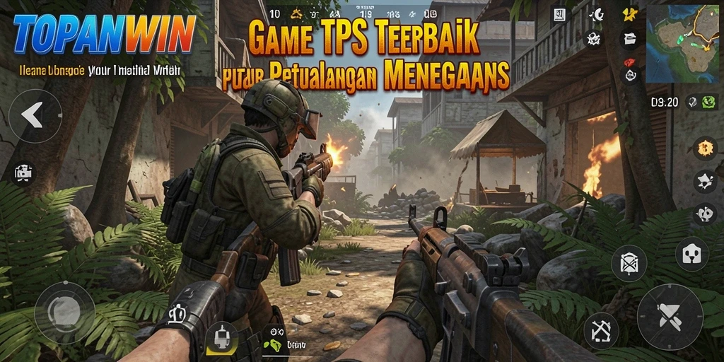 Screenshot gameplay TOPANWIN yang menampilkan pertempuran seru.