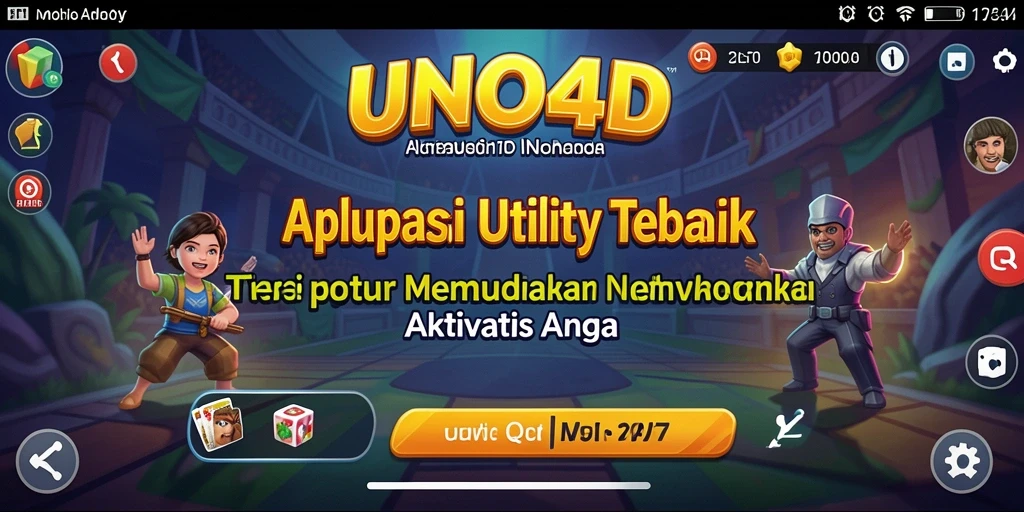 Screenshot aplikasi UNO4D yang menunjukkan fitur utilitas yang bermanfaat.