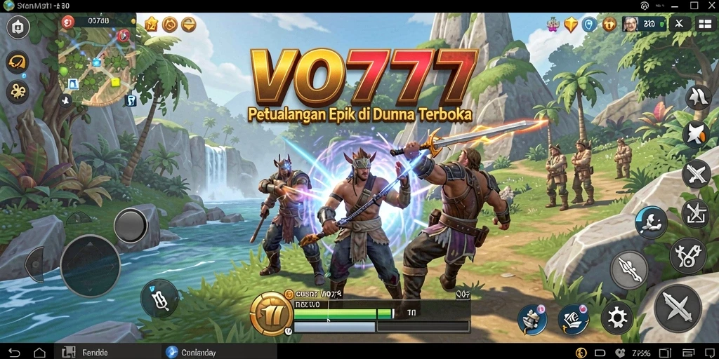 Tampilan gameplay seru dengan eksplorasi dunia terbuka yang luas.
